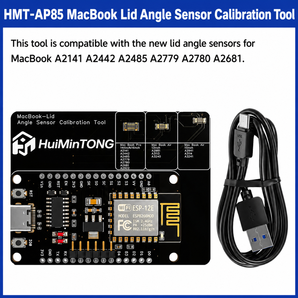 HMT-AP85 MacBook Lid Angle Sensor Calibration Tool