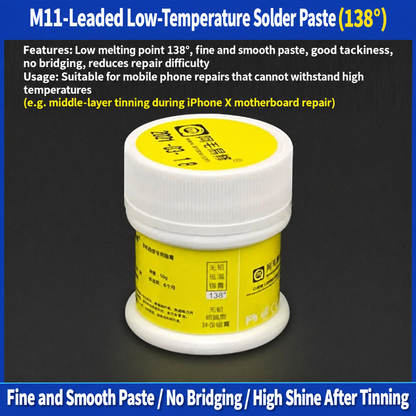 AMAOE Solder Paste for BGA Reballing and Electronics Repair 50g