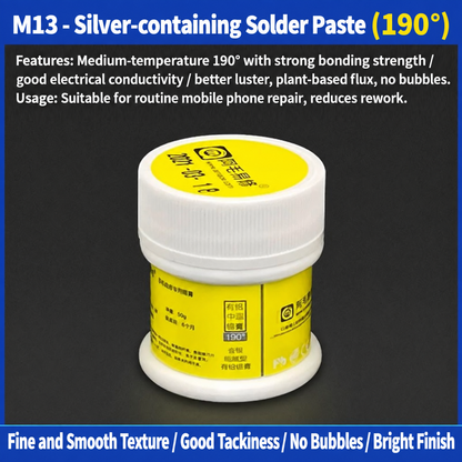 AMAOE Solder Paste for BGA Reballing and Electronics Repair 50g