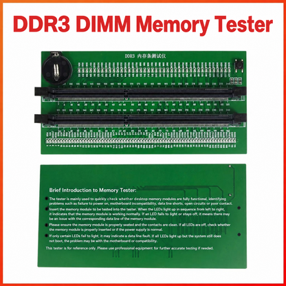 HMT-TT01 Desktop DDR3 RAM Tester with LED Indicator