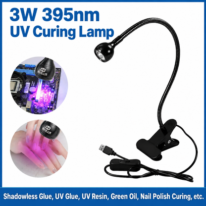 HMT-UV03 Clip-on 3W UV Curing Lamp