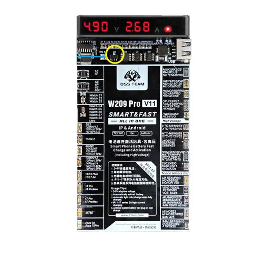 OSS TEAM W209Pro V11 Battery Activation Board