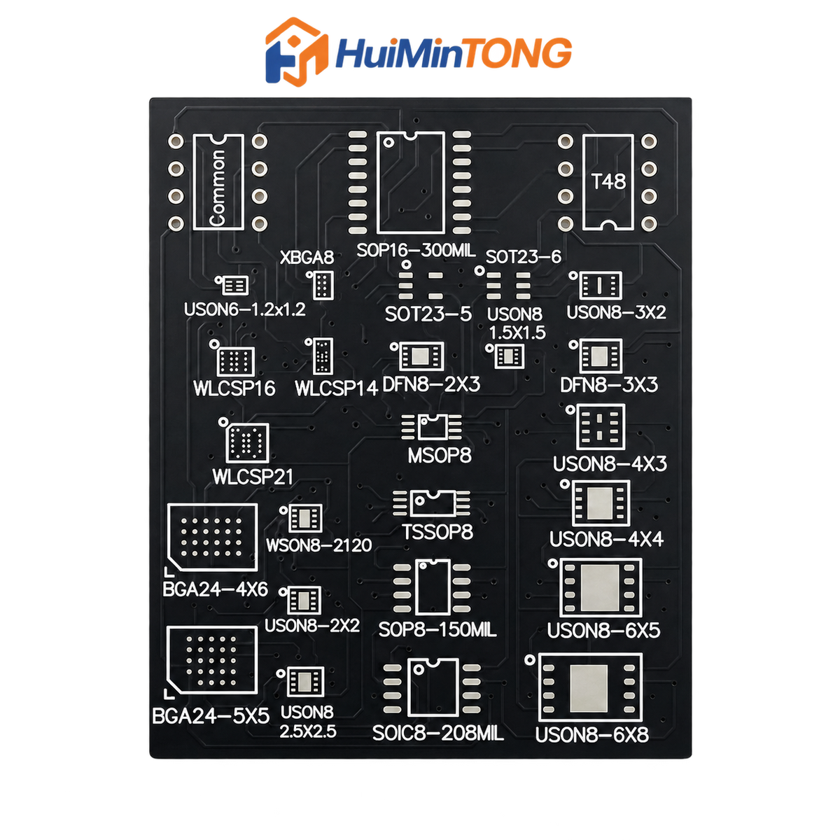HMT T25 25-in-1 WLCSP Read & Write PCB