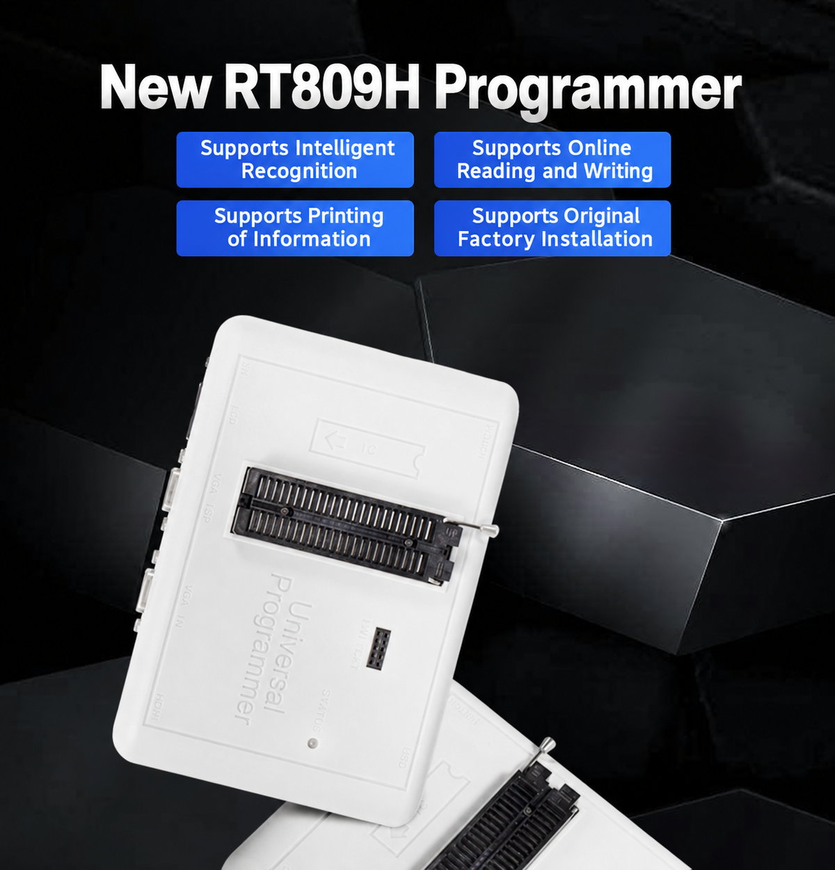 RT809HSE Programmer Laptop Desktop EMMC Online Read & Write ISP / NAND