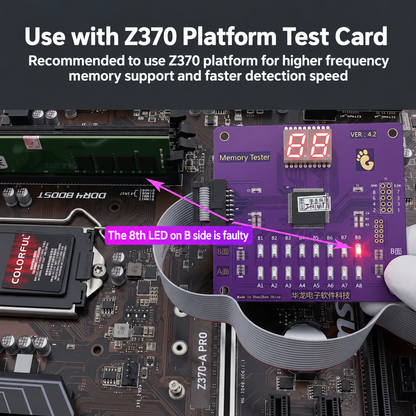 DDR4 RAM Tester Memory Repair Test Card No-boot Memory Fault Diagnosis