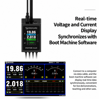 MECHANIC POWER MAC Laptop Power Boot Cable Multifunctional Tester with Digital Display