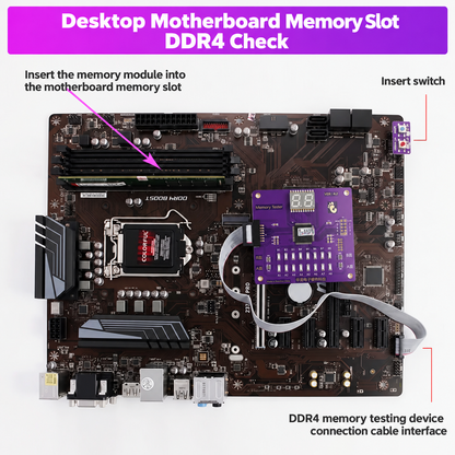 DDR4 RAM Tester Memory Repair Test Card No-boot Memory Fault Diagnosis