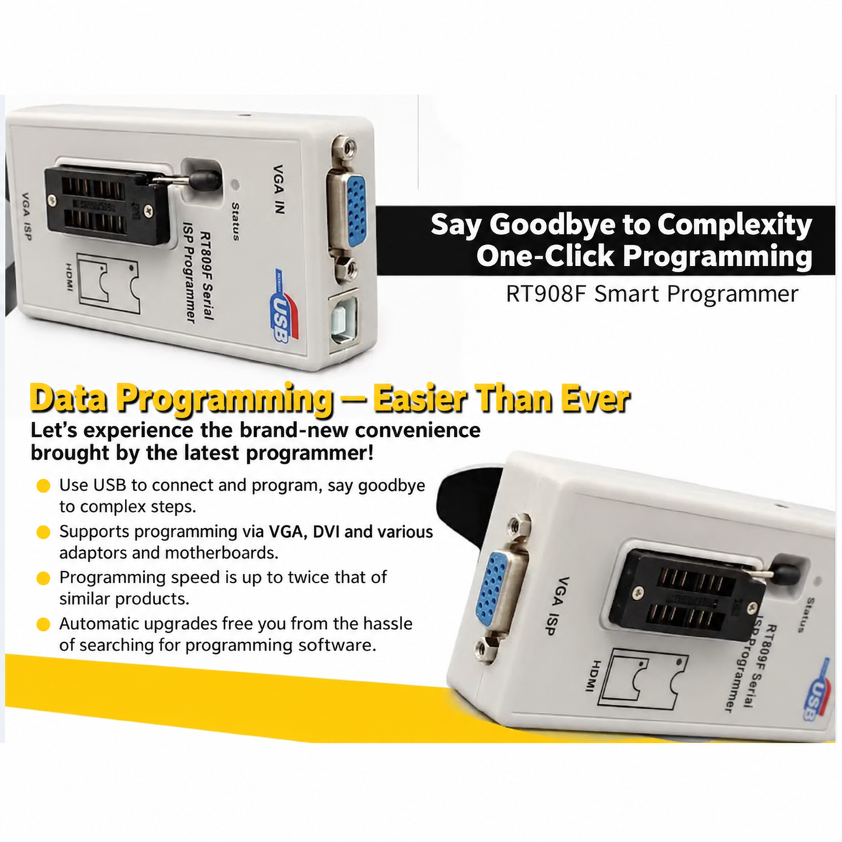 RT809F Programmer, BIOS Read & Write Tool Laptop Repair