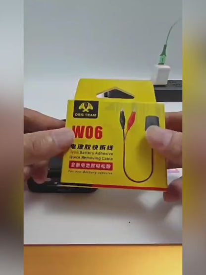 OSS TEAM W06 Battery Adhesive Quick-Release Wire