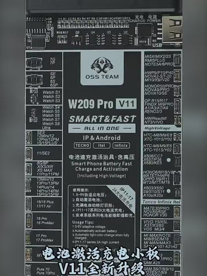 OSS TEAM W209Pro V11 Battery Activation Board
