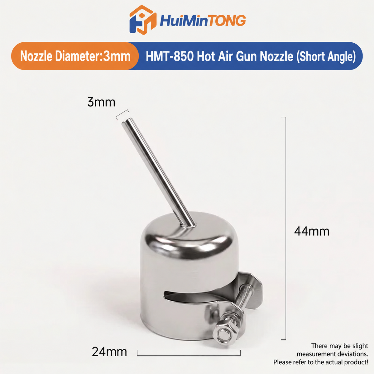 HMT-850 Hot Air Gun Extended Curved Desoldering Nozzle