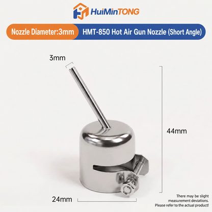 HMT-850 Hot Air Gun Extended Curved Desoldering Nozzle