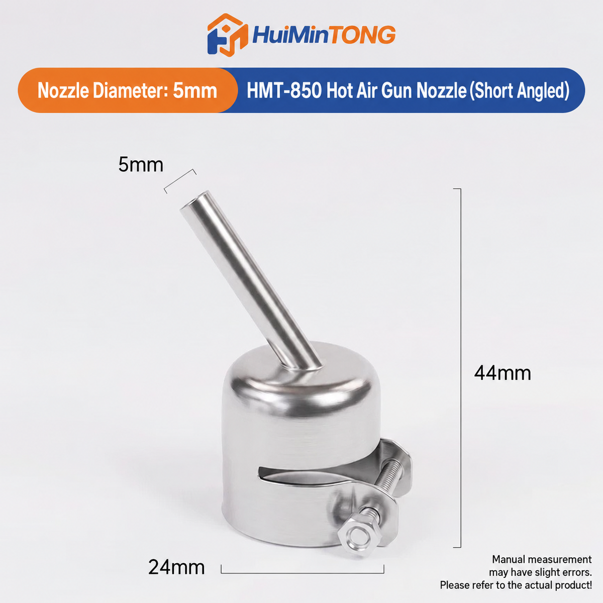 HMT-850 Hot Air Gun Extended Curved Desoldering Nozzle