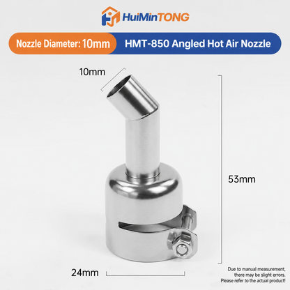 HMT-850 Hot Air Gun Extended Curved Desoldering Nozzle
