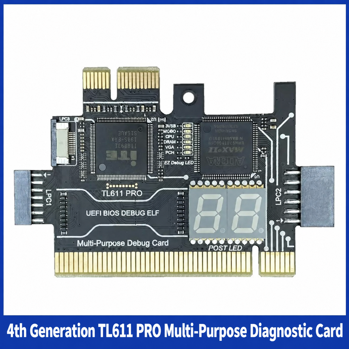 HMT-TL611 PRO Diagnostic Card for Desktop PCI Motherboard