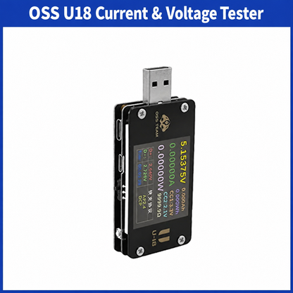 OSS TEAM U18 USB‑A & Type‑C Fast Charging Tester