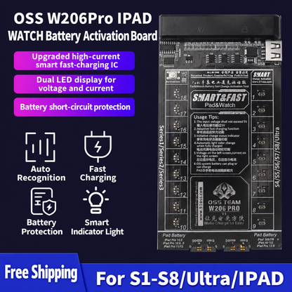 OSS TEAM W206Pro Activation Board for iPad & Apple Watch
