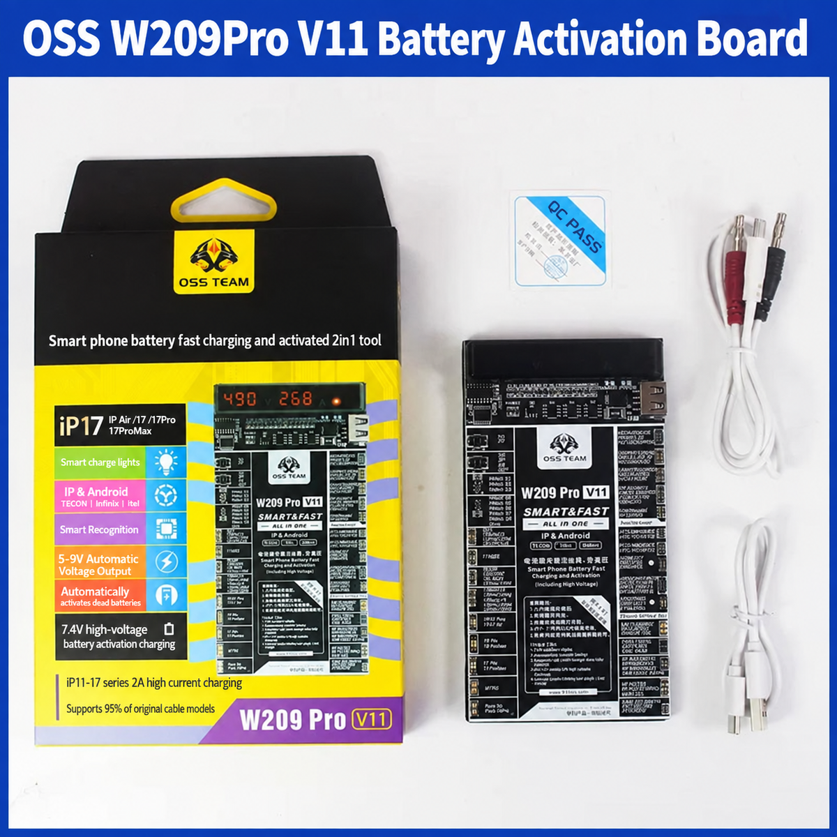 OSS TEAM W209Pro V11 Battery Activation Board