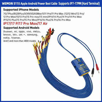 WEMON S115 / S115 Pro Power Boot Cable for iPhone & Android
