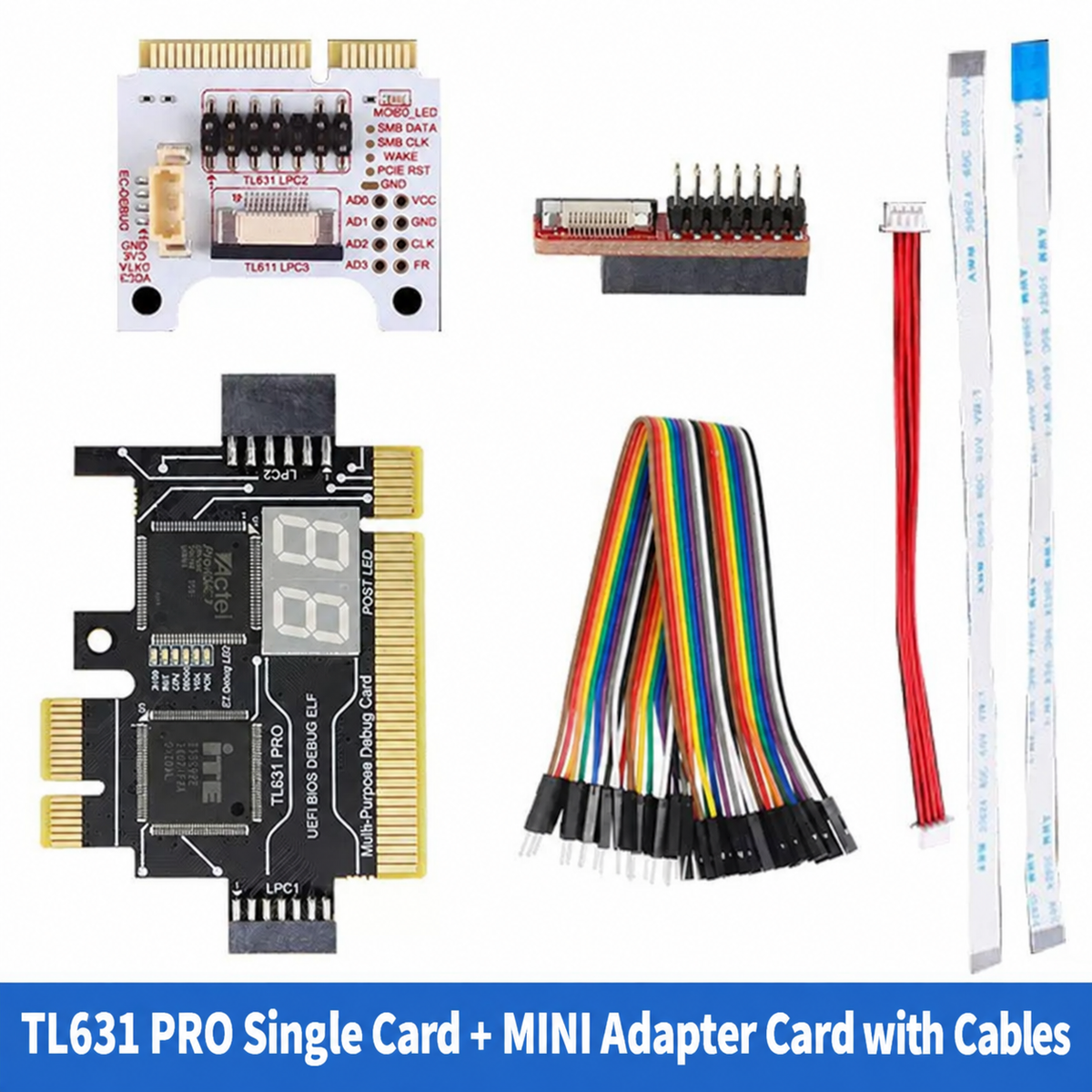 HMT-TL460s Multi-Purpose Debug Card, PCIE & LPC Computer Test Card