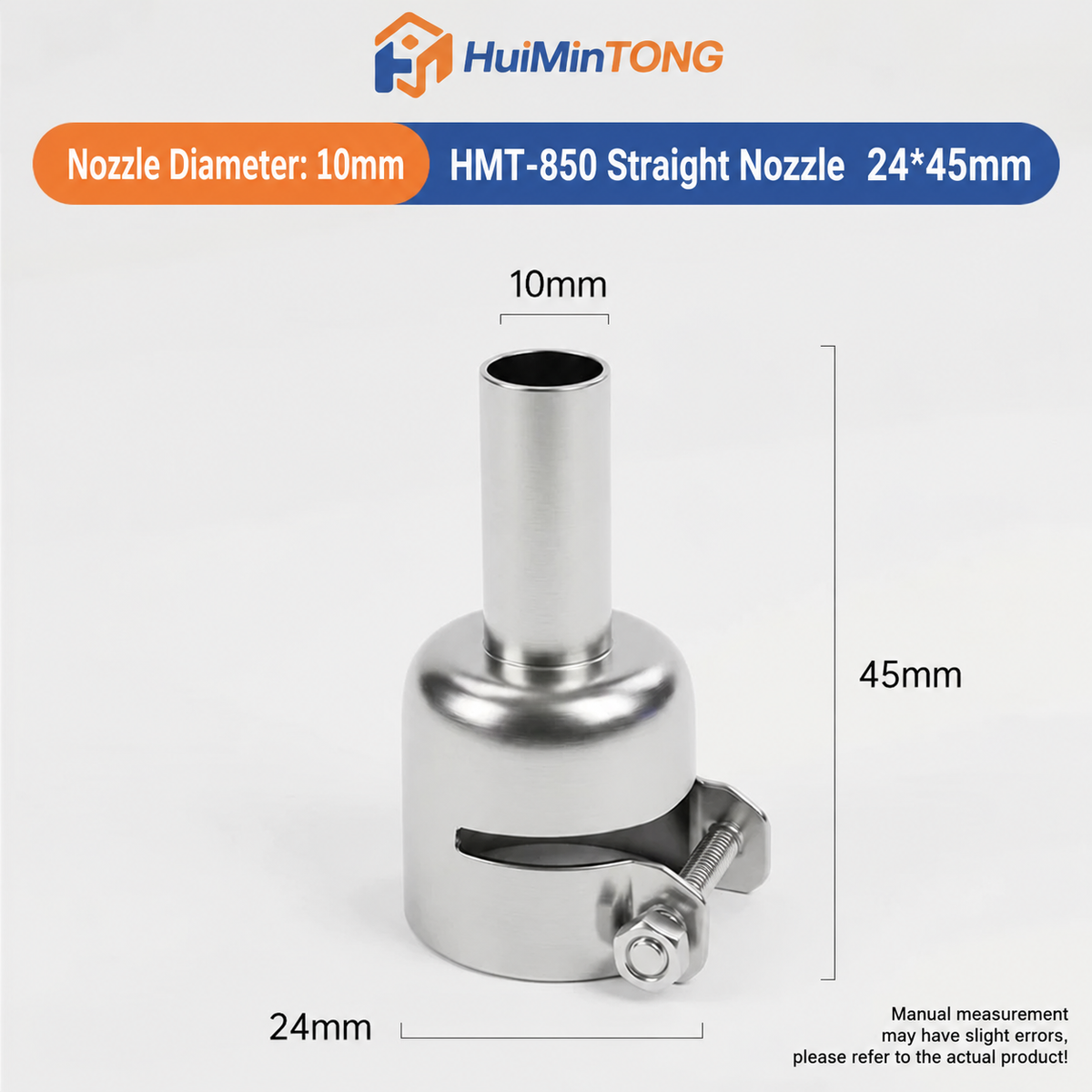 HMT-850 Hot Air Gun Extended Curved Desoldering Nozzle